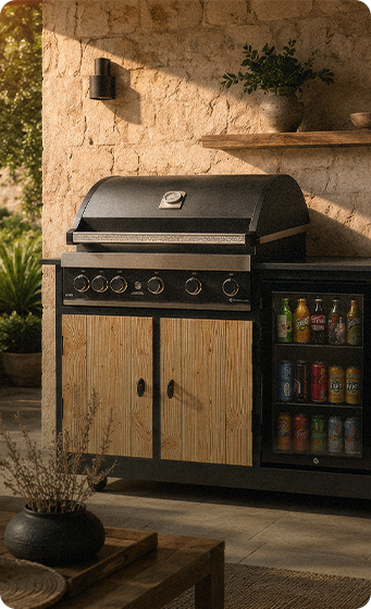 Welches Holz wählst du für eine Outdoorküche?